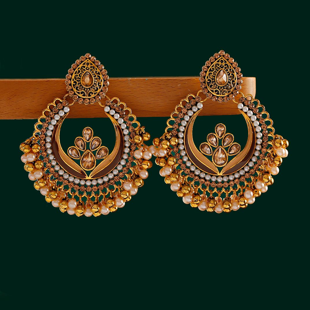 Indian Wedding Supply - 2023 Boho Indische Jhumka Ohrringe Afghanischer