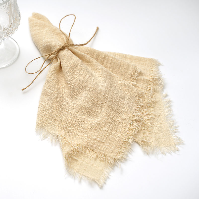 Wedding Supply Rentals - Serviette aus Baumwollgaze, 42 x 42