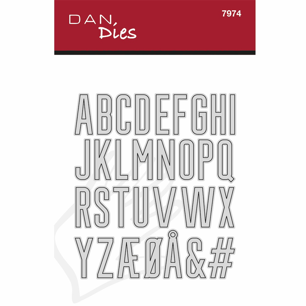The Wedding Supply Store - Stort T-Shirt Alphabet – Store Bogstaver