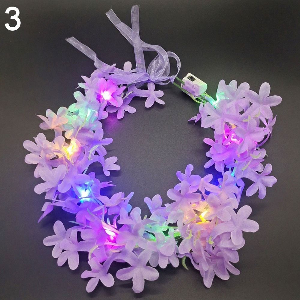 Wedding Arch Flower - Hochzeit Leuchtendes Haarband Frauen Mädchen Leuchtender