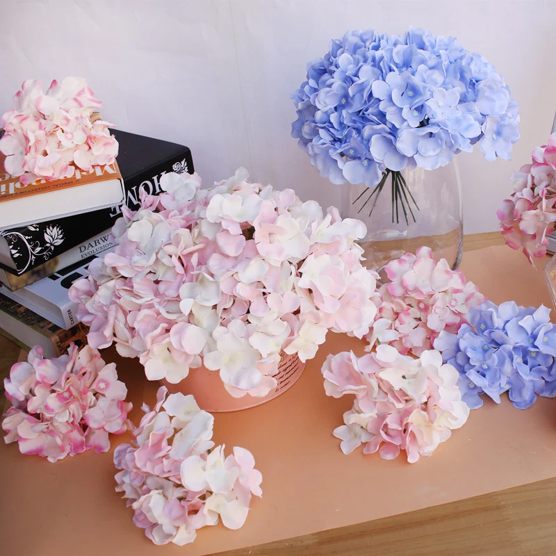 Wedding Arch Flower - 10 Teile/los Bunte Hydrangea Blume Kopf