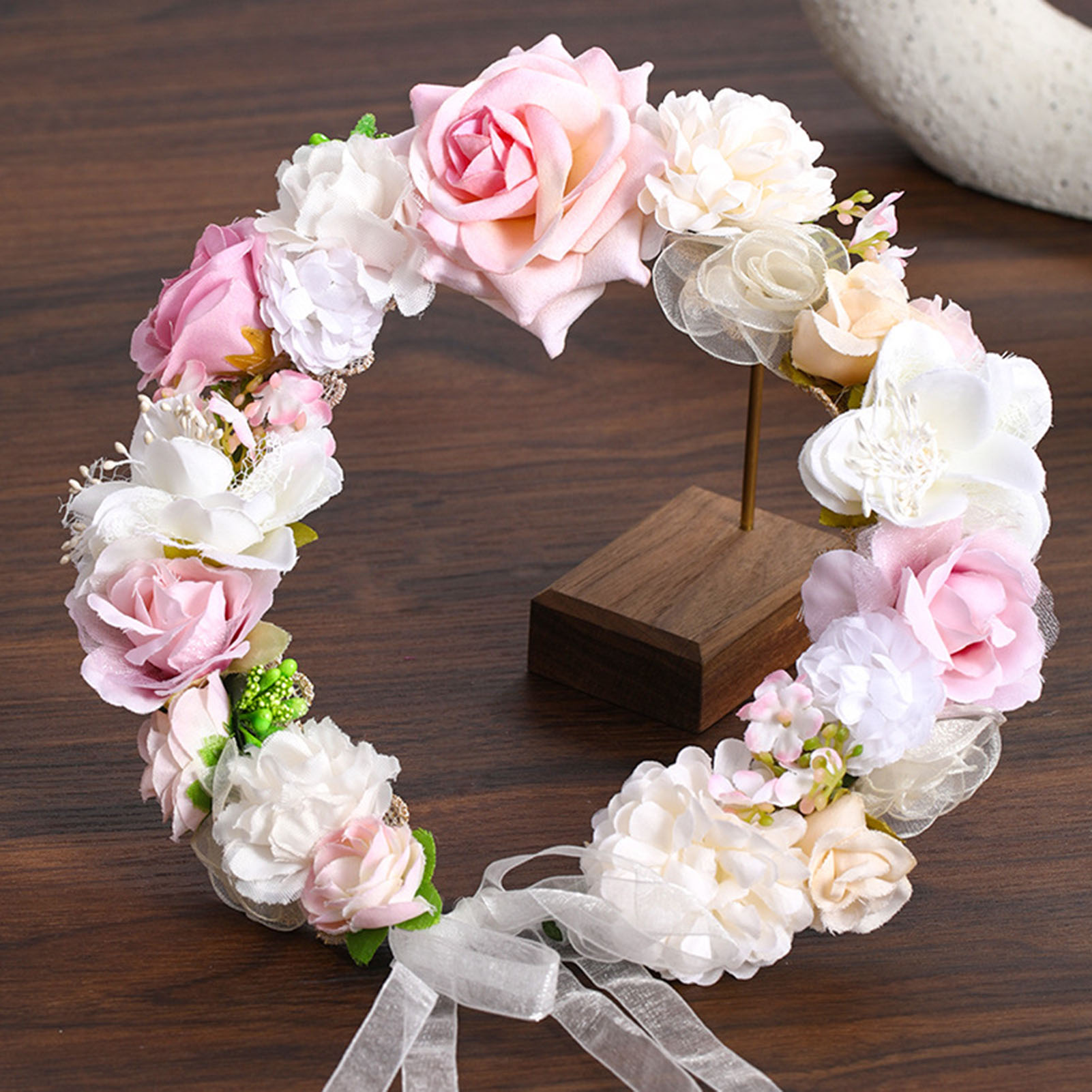 Wedding Arch Flower - Blumenkranz Brautkränze Künstlicher Blumenkranz Hochzeitsgirlanden Haarkranz
