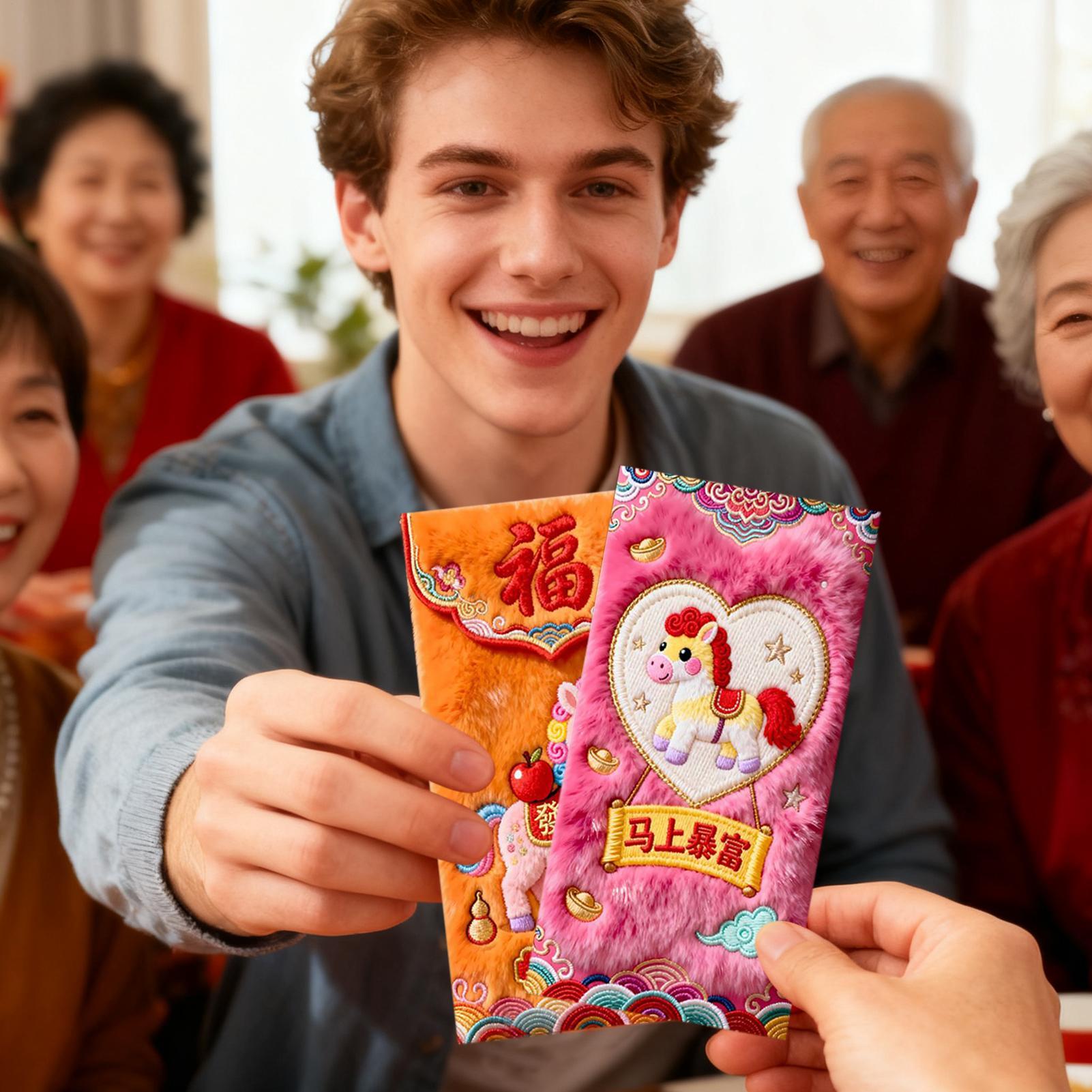 Wedding Envelopes - Rote Umschläge für Chinesisches Neujahr, 6