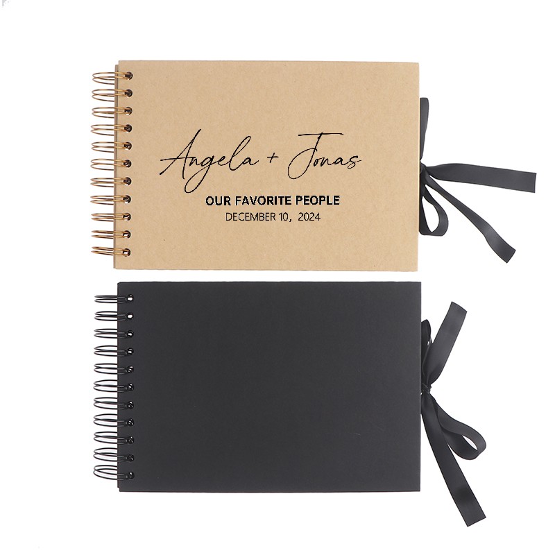 Wedding Cake Supply - Personalisiertes Gästebuch für Hochzeiten, Foto-Reinigungsalbum, Unterzeichnung,