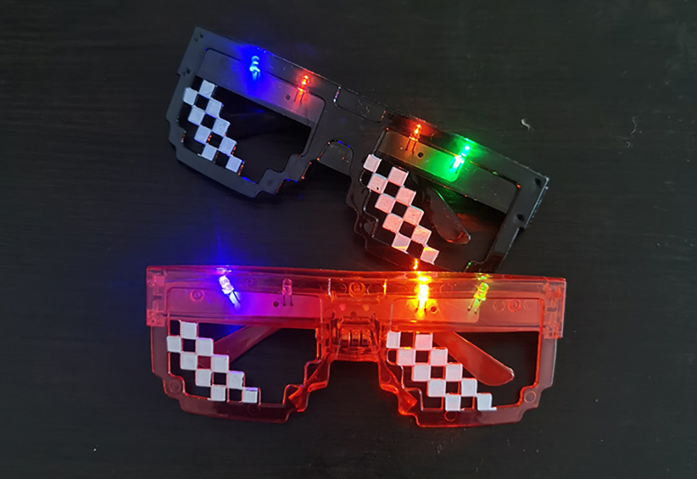 10/20/30 LED-Mosaik-Brille, le – Wedding Supply Bulk Bewertung und Preis