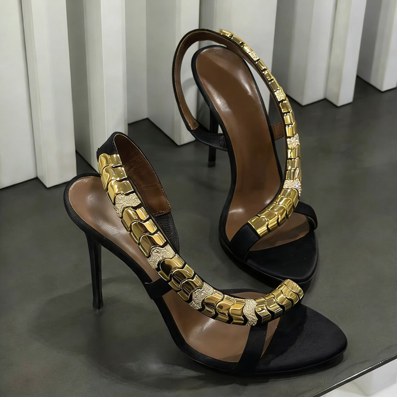 Luxuriöse Glitzer-Sandalen mit – Wedding Fx Bewertung und Preis