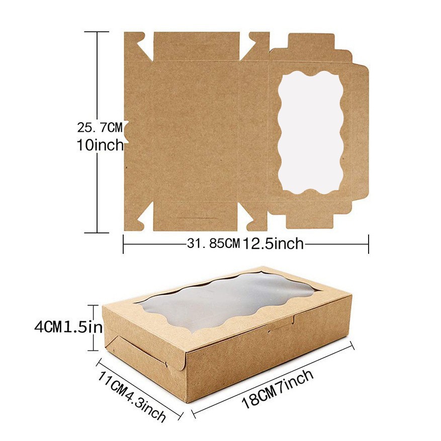 10/30/50 Stück Kraftpapier-Kuc – Wedding Cake Supply Bewertung und Preis