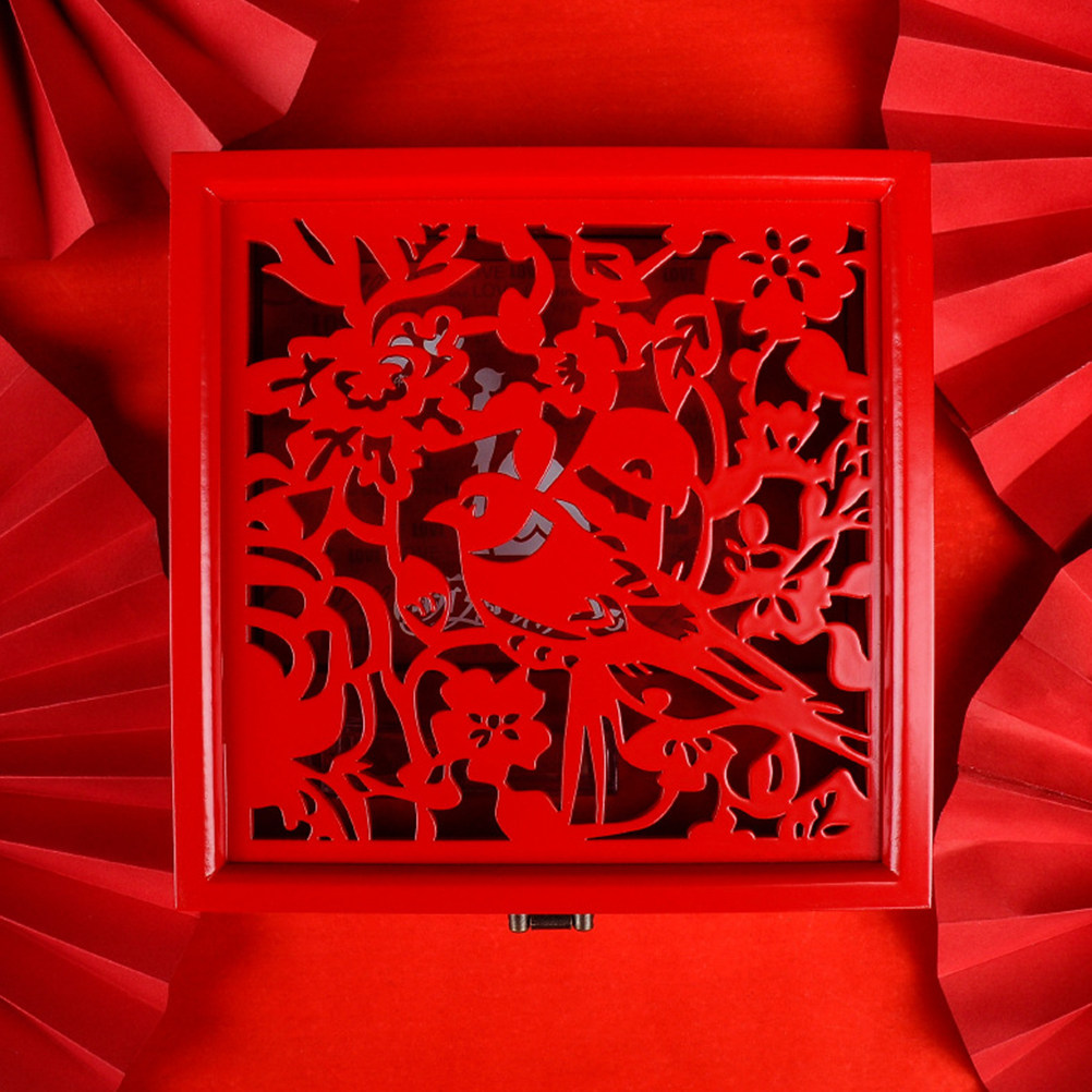 Rote Geschenkbox im chinesisch – Wedding Souvenir Bewertung und Preis