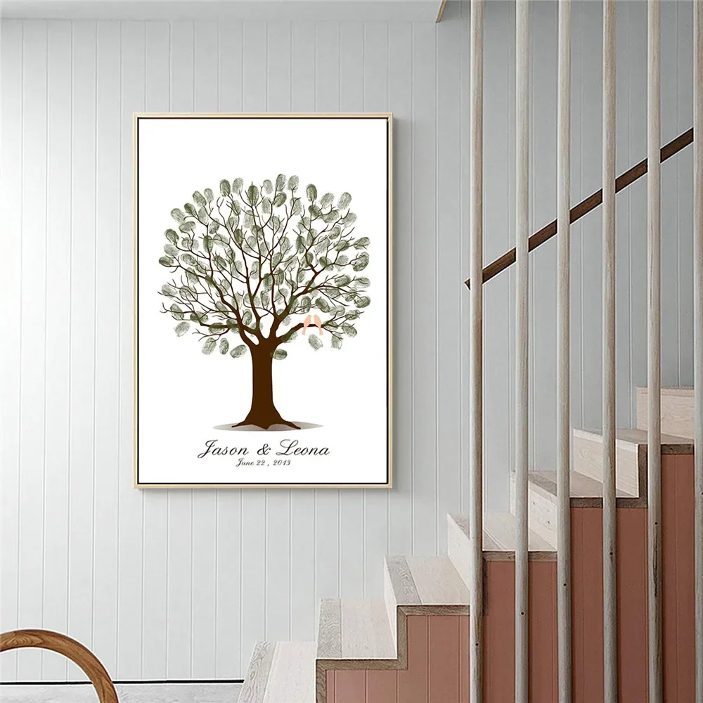 Hochzeits-Fingerabdruck-Baum L – Wedding Souvenir Bewertung und Preis