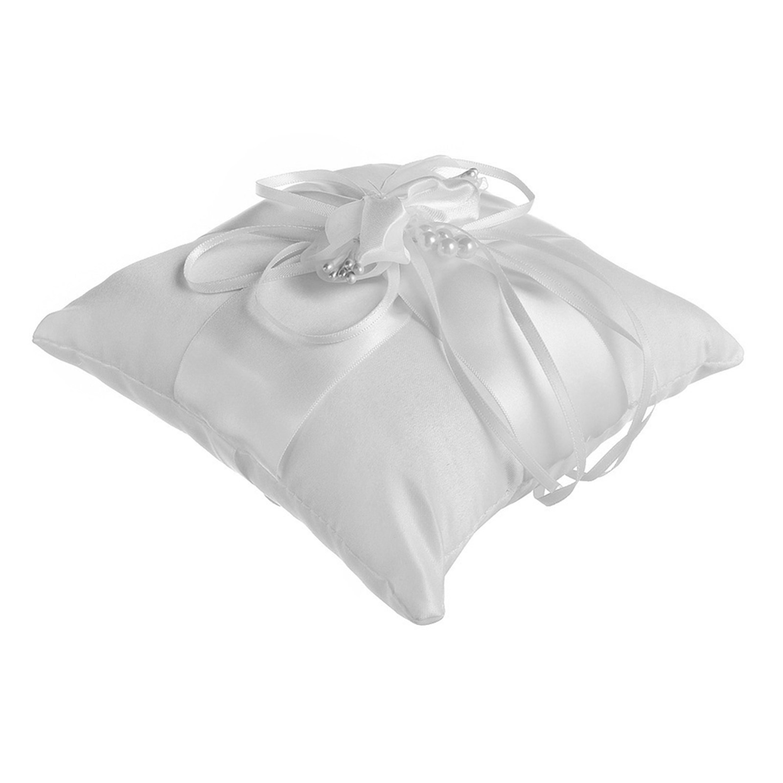 Elegantes Perlenblumen-Hochzei – Ring Bearer Pillow Bewertung und Preis