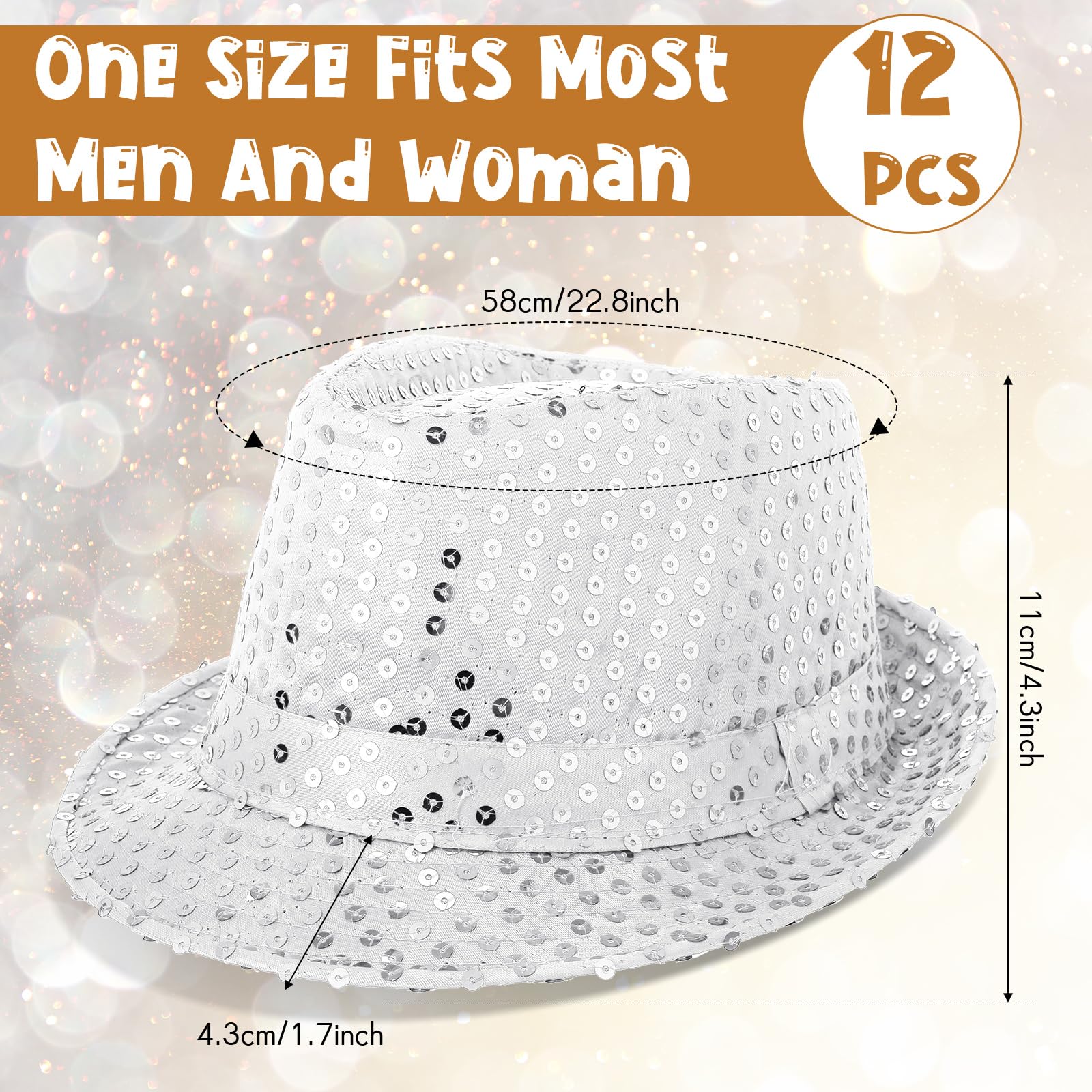 12–36 Stück Paillettenhüte, gl – Wedding Supply Bulk Bewertung und Preis