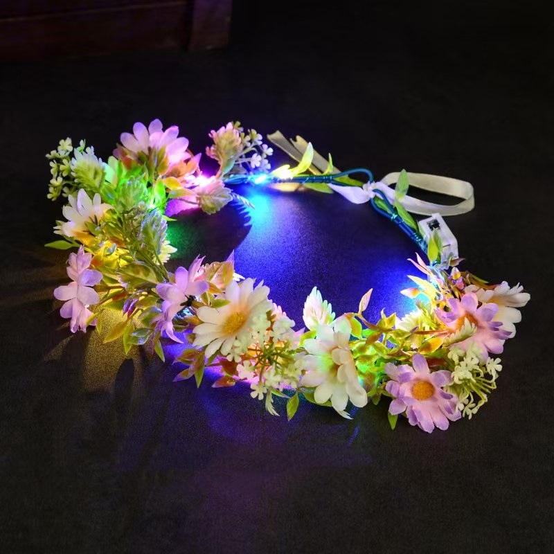 LED-Leuchtblumenkranz-Stirnban – Wedding Arch Flower Bewertung und Preis
