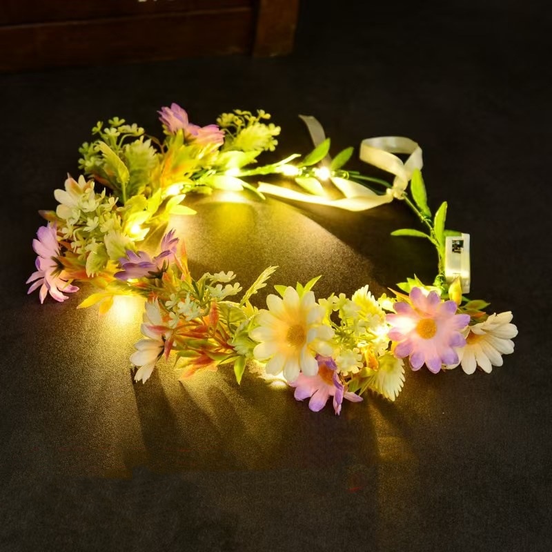 LED-Leuchtblumenkranz-Stirnban – Wedding Arch Flower Bewertung und Preis