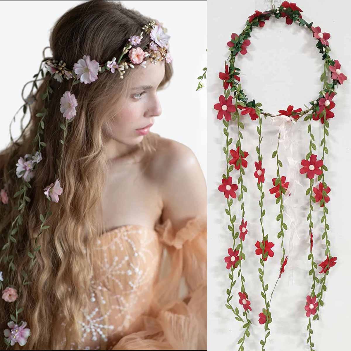 Böhmisches Rattan-Blumenranken – Wedding Arch Flower Bewertung und Preis