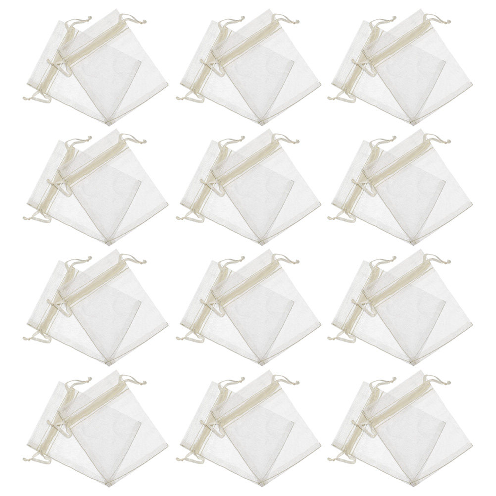 100 Stück Transparente Organza – Wedding Supply Bulk Bewertung und Preis