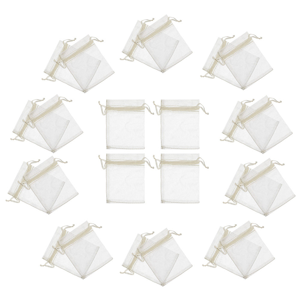 100 Stück Transparente Organza – Wedding Supply Bulk Bewertung und Preis