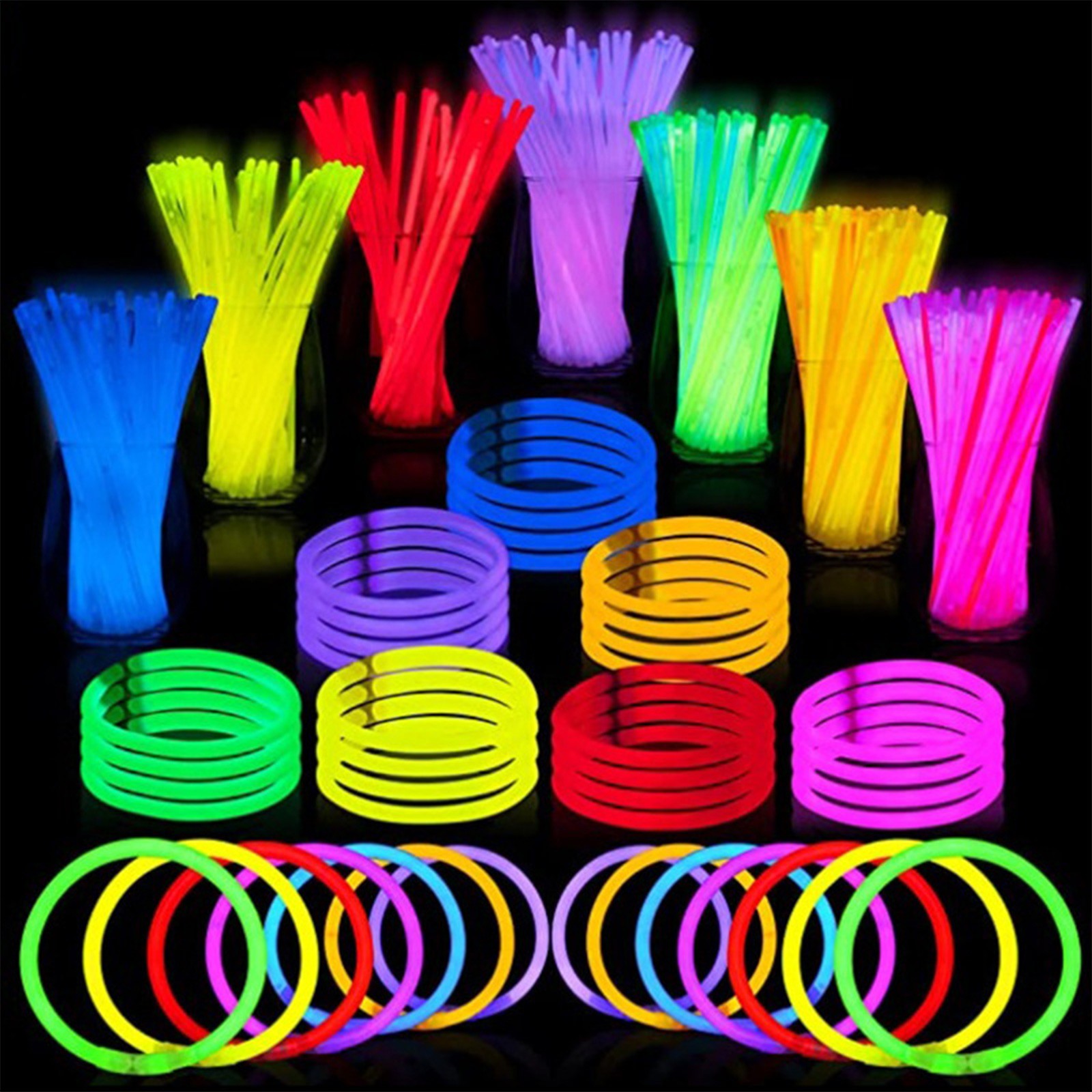 ‌ 100 Stück 20 cm fluoresziere – Wedding Supply Bulk Bewertung und Preis