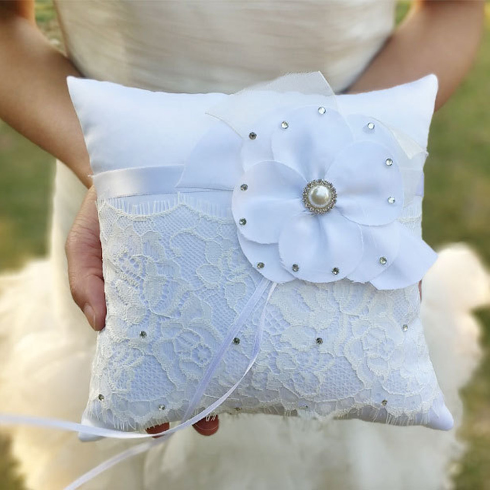 Hochzeitsringkissen, Spitze, B – Ring Bearer Pillow Bewertung und Preis