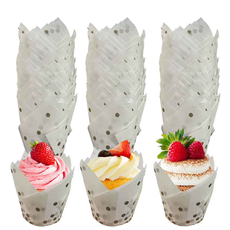 50 Stück/100 Stück Gold Dot Tu – Wedding Cake Supply Bewertung und Preis