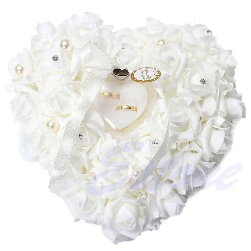 Hochzeit Zeremonie Elfenbein S – Ring Bearer Pillow Bewertung und Preis